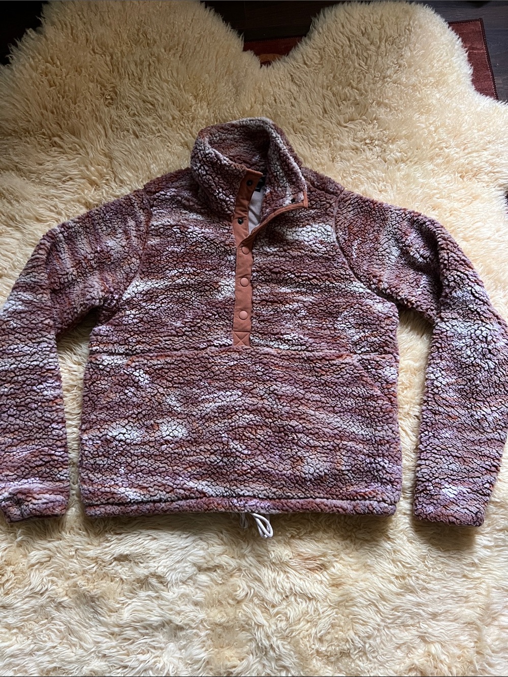 Prana Polar Escape Snap Up Fleece pullover - Sherpa